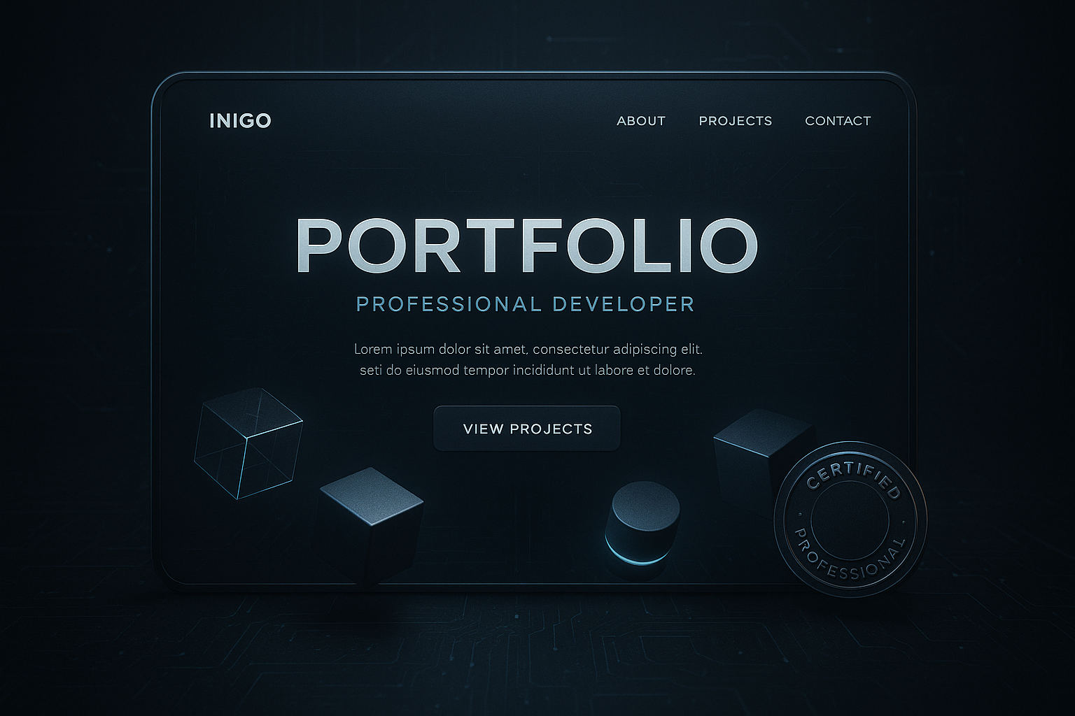 Modern Next.js Portfolio